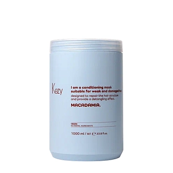 Маска кондиционирующая с маслом макадамии для слабых и поврежденных волос / I am MACADAMIA 1000 мл