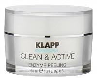 Скраб энзимный для лица / CLEAN & ACTIVE 50 мл, KLAPP