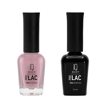 IQ BEAUTY 045 лак профессиональный укрепляющий для ногтей с биокерамикой / Nail polish PROLAC+bioceramics 12,5 мл, фото 2