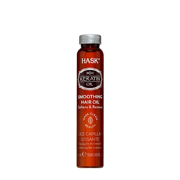 HASK Масло для придания волосам гладкости и сияния с протеином кератина / Keratin Protein Smoothing Shine Oil Vial 18 мл