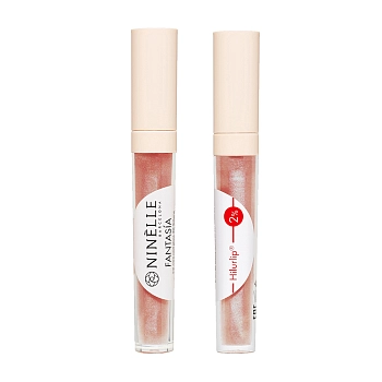 NINELLE Блеск и уход для губ 3D объем, №724 нюдово-розовый / FANTASIA 3,5 гр, фото 3