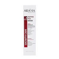 ARAVIA Скраб энзимный активизирующий рост волос для кожи головы / ARAVIA Professional Enzyme Peel Scrub 150 мл, фото 4