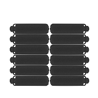 DEWAL PROFESSIONAL Бигуди поролоновые, черные d 16 мм 12 шт, фото 2