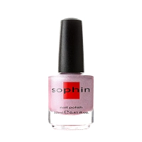 SOPHIN 0207 лак для ногтей, светлый сиренево-розовый голографик / Prisma 12 мл, фото 1