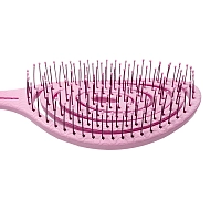 SOLOMEYA Био-расческа подвижная для волос, светло-розовая / Detangling Bio Hair Brush Light Pink, фото 4