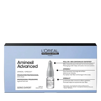 L'OREAL PROFESSIONNEL Уход несмываемый от выпадения волос / SCALP AMINEXIL ADVANCED 10*6 мл, фото 1