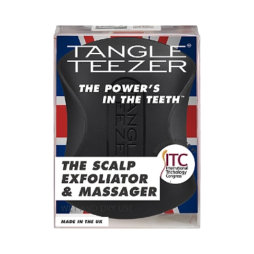 TANGLE TEEZER Щетка для массажа головы / Tangle Teezer The Scalp Exfoliator and Massager Onyx Black