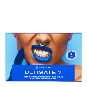 Полоски для мощного отбеливания на 4-6 тонов / White Secret Ultimate 7 шт