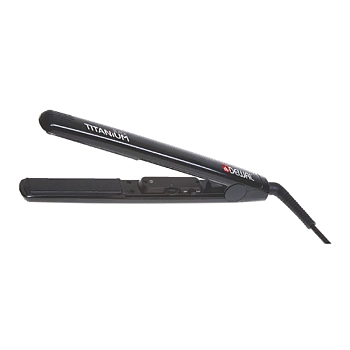 DEWAL PROFESSIONAL Щипцы-выпрямители Black Titanium, с терморегулятором, титаново-турмалиновое покрытие, 25х90 мм, 105 Вт, фото 5