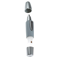 DEWAL PROFESSIONAL Машинка для стрижки в носу и ушах, 2 ножевых блока (серебристая), фото 2