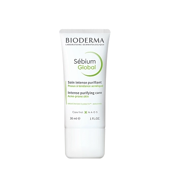 Крем интенсивный для лица себиум глобаль 30 мл, BIODERMA