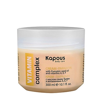 Крем-парафин с маслом семян тыквы и витаминами A, E, F / Body Care VITAMIN complex 300 мл