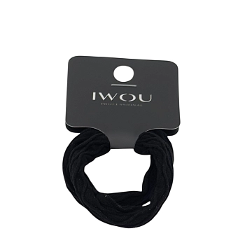 Резинка для волос Волна черная 2шт