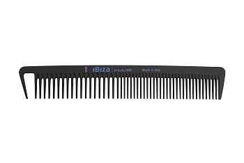 IBIZA HAIR Расческа карбоновая с широкими секциями / Carbon Comb Section, фото 3