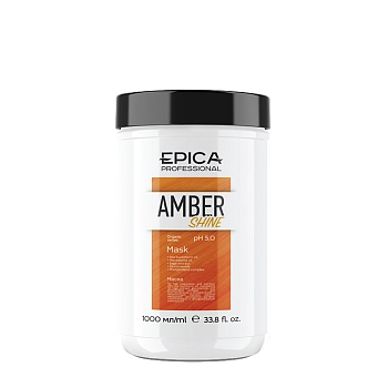 Маска для восстановления и питания волос / Amber Shine Organic 1000 мл