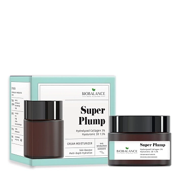 BIOBALANCE Крем для лица с гиалуроновой кислотой 1,5% + коллагеном 3% / SUPER PLUMP CREAM 50 мл, фото 2