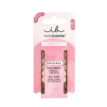 INVISIBOBBLE Набор резинок-браслетов для волос, 8 шт / invisibobble ORIGINAL Cafe au Lait, фото 2