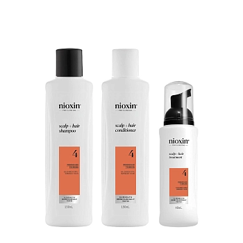 NIOXIN Набор для волос Система 4 (шампунь очищающий 150 мл, кондиционер увлажняющий 150 мл, маска питательная 50 мл), фото 2