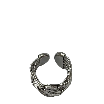 Кольцо Серебряные нити