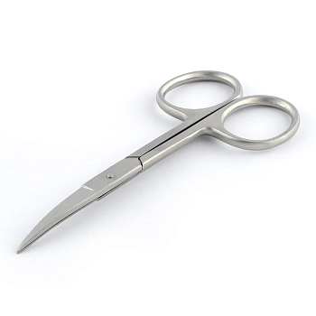 METZGER Ножницы для ногтей NS-1/3-D (CVD), изогнутые, матовые, фото 3