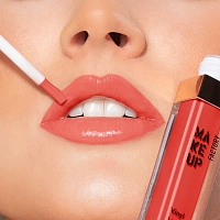 MAKE UP FACTORY Блеск для губ, 15 пристрастие к красному / Vinyl Lip Gloss 6,5 мл, фото 2