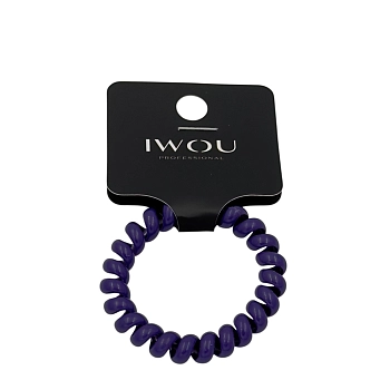 Резинка пружинка Глянец сирень 1шт