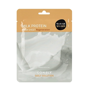 Маска тканевая для лица с молочными протеинами / Consly 25 мл