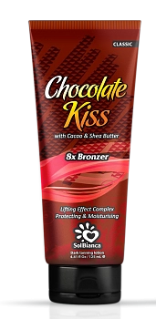 Крем с маслом какао, маслом ши и бронзаторами для загара в солярии / Chocolate Kiss 125 мл