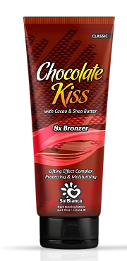 SOLBIANCA Крем с маслом какао, маслом ши и бронзаторами для загара в солярии / Chocolate Kiss 125 мл
