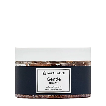 Скраб парфюмированный, табак, амбра, ветивер / Gentle MiPASSiON 250 мл