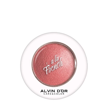 Румяна запечённые для лица, тон 01 / Soie Fine A LA FRENCH new york pink 3,2 гр, ALVIN D'OR