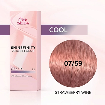 WELLA 07/59 гель-крем краска для волос / WE Shinefinity 60 мл, фото 3