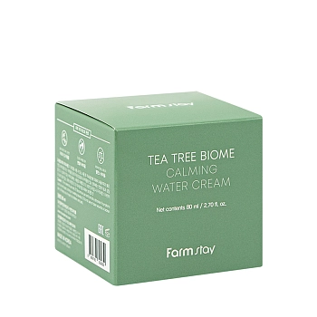 FARMSTAY Крем увлажняющий для лица с чайным деревом / Tea Tree Biome Calming Water Cream 80  мл, фото 3