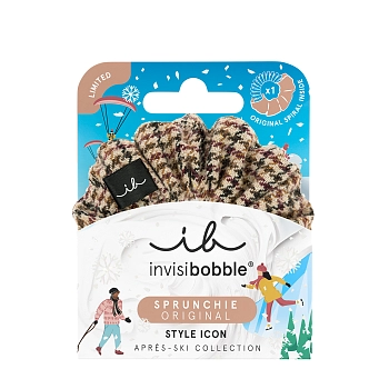 INVISIBOBBLE Резинка-браслет для волос / invisibobble SPRUNCHIE Apres Ski Jacquard, фото 3