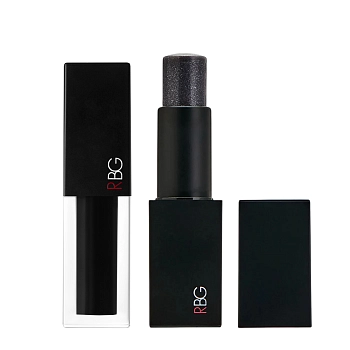 RUSSIAN BEAUTY GURU Набор Нефть (блеск для губ тон 11 черный скорпион + черный бальзам для губ с блестками тон 03 ) RBG, фото 2