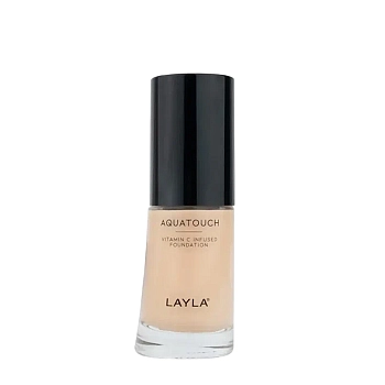 LAYLA COSMETICS Основа тональная увлажняющая, №1 / AQUATOUCH FOUNDATION 30 мл, фото 1