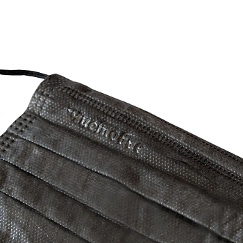 ЧИСТОВЬЕ Маска 3-х слойная на резинках, черная 100 шт, фото 3