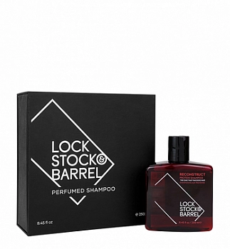 LOCK STOCK BARREL Шампунь для тонких волос парфюмированный в подарочной упаковке / LS&B Reconstruct 250 мл, фото 1