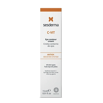 SESDERMA Крем-контур для зоны вокруг глаз / C-VIT Eye contour cream 15 мл, фото 2