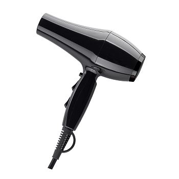 MELON PRO Фен профессиональный для волос VIXEN4, черный глянец, 2 насадки-концентратора + диффузор 2600W, фото 5