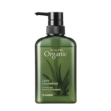 ANGFA Шампунь мужской органический для сухой кожи головы, с дозатором / SCALP D Organic DRY 350 мл