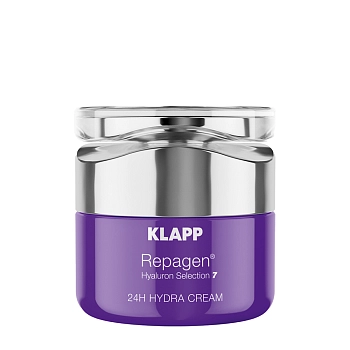 KLAPP Гидрокрем для лица 24 часа / REPAGEN HYALURON SELECTION 7 24H HYDRA CREAM 50 мл, фото 1