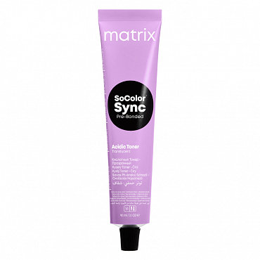 MATRIX Тонер кислотный для волос, брюнет натуральный / Color Sync 90 мл