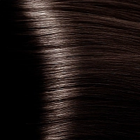 4.81 крем-краска для волос с гиалуроновой кислотой, коричневый какао пепельный / HY 100 мл, KAPOUS