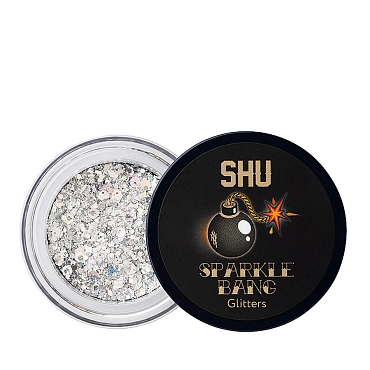 SHU Глиттер для макияжа лица и тела, №134 серебряный / SPARKLE BANG 3 мл