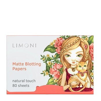 Салфетки матирующие для лица / Matte Blotting Papers pink 80 шт
