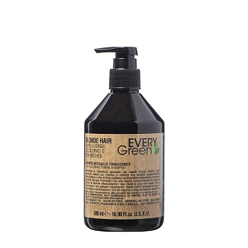 Шампунь против желтизны двойной концентрат / BLOND HAIR Antiyellow shampoo double concentration 500 мл