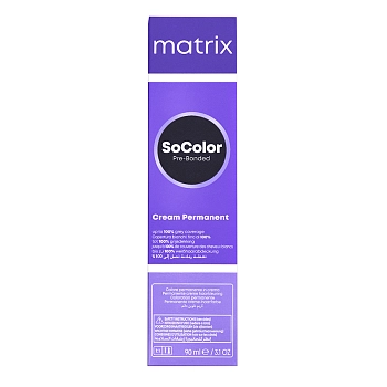 MATRIX 508NW краситель перманентный аммиачный, светлый блондин натуральный теплый / SoColor Pre-Bonded 90 мл, фото 3