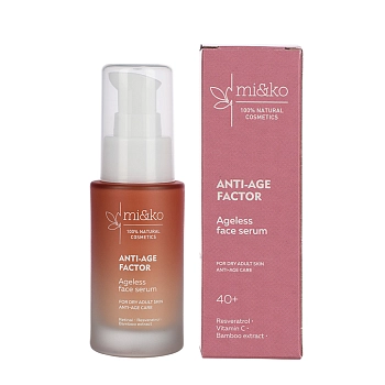 MI&KO Сыворотка омолаживающая для лица / Anti-Age Factor Ageless face serum 30 мл, фото 2