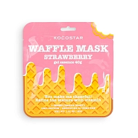 KOCOSTAR Маска вафельная тонизирующая для лица Клубничный фреш / Waffle Mask Strawberry 40 г, фото 1